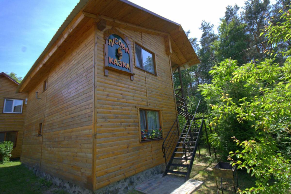 Дерев'яний котедж садиба лісова казка Шацьк